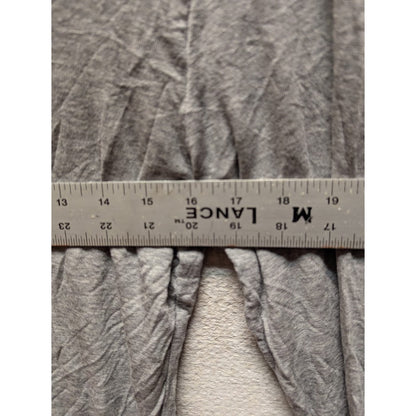 CHELSEA28 Grey layering turtleneck lettuce trim long sleeve Size XL Sweater