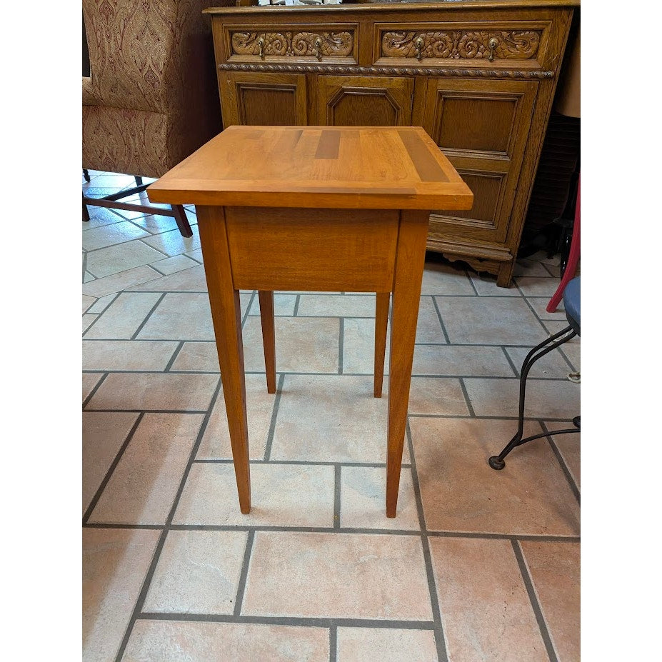 Secondhand Sandies: Small Side Table with drawer light wood