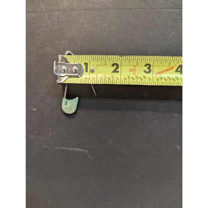 Vintage Mint Green Plastic Top Diaper Pins Safety Pins Set Craft Notion