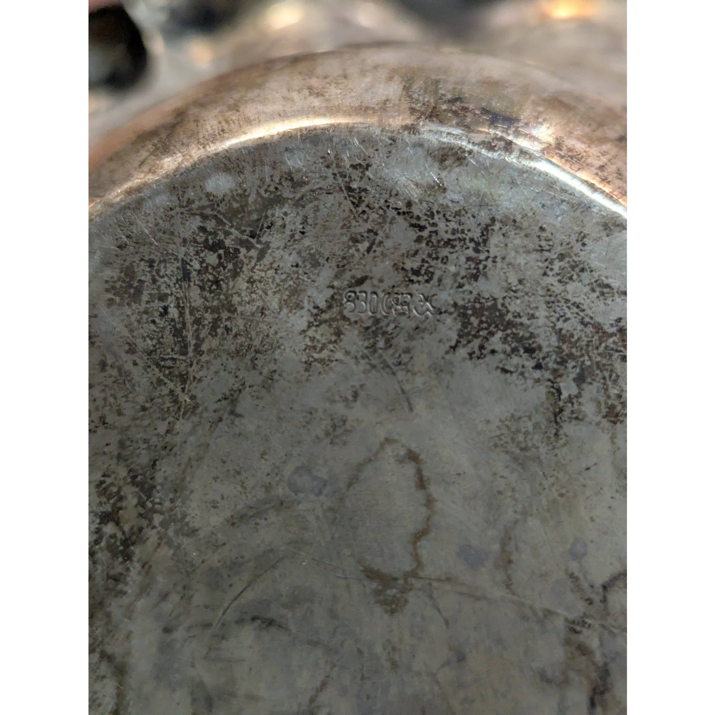 Vintage Antique Silver Plated Scalloped Oval Serving Bowl Fluted Dish