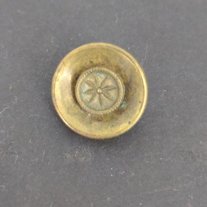 LOT of 10 Antique Vintage YSL Victorian Brass Mixed Materials Buttons ESTATE E
