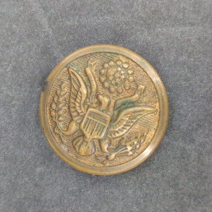 LOT GG of 10 Antique Vintage Victorian Brass Mixed Materials Buttons ESTATE FIND