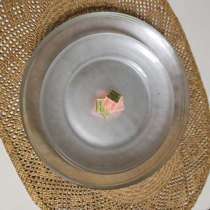 Arcoroc Clear France Set of 4 Dinner Plate 4 Bread Plates