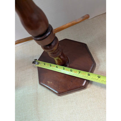 Vintage Mug Tree Holder Wood 6 Peg Coffee Cup Stand MidCentury Kitchen Organizer