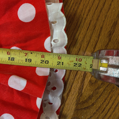 Vintage Disney Character Fashions Minnie Mouse Polka Dot Dress toddler Size 4T