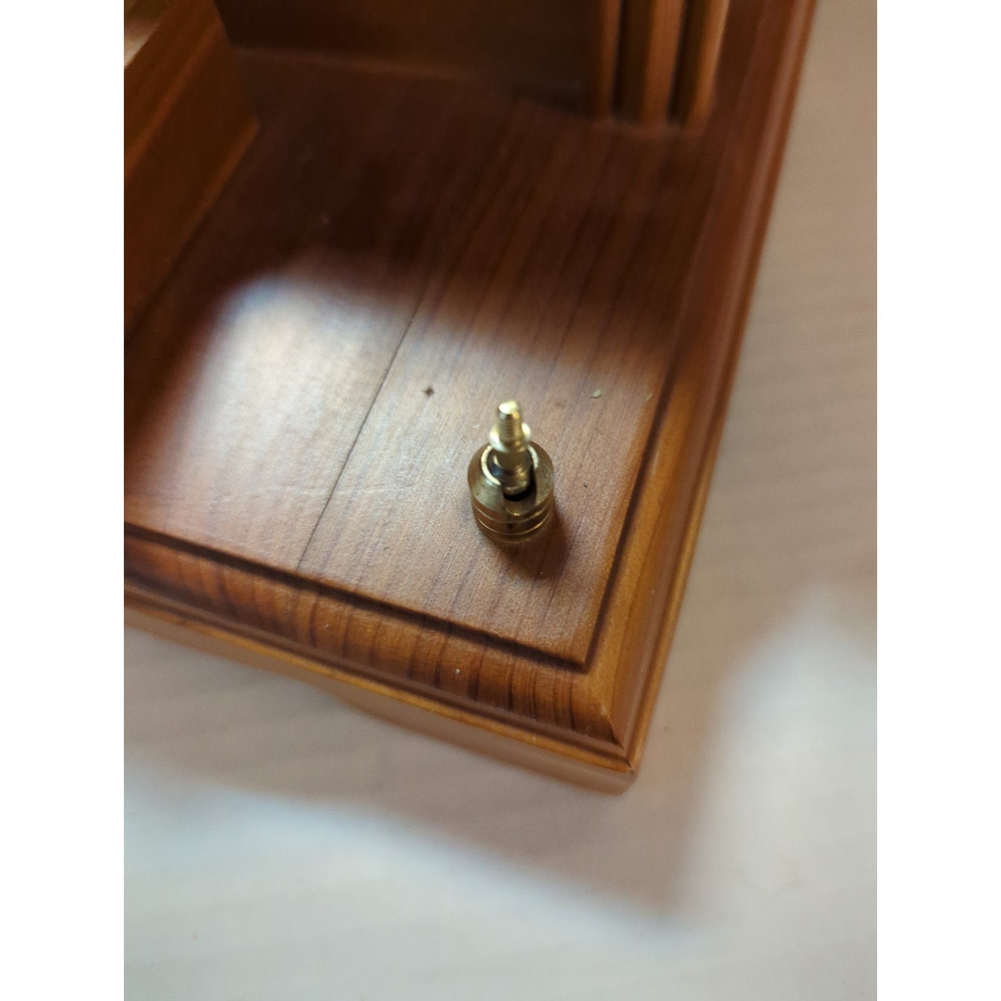 Vintage Asian Wooden Desktop Writing Slope & Organizer Vanity Box