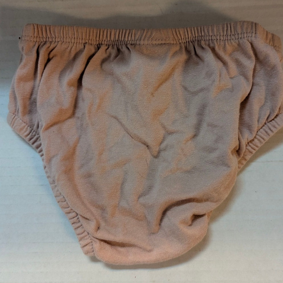 Carter's Baby Girls Beige Ribbed Diaper Cover Bloomers 9 Months