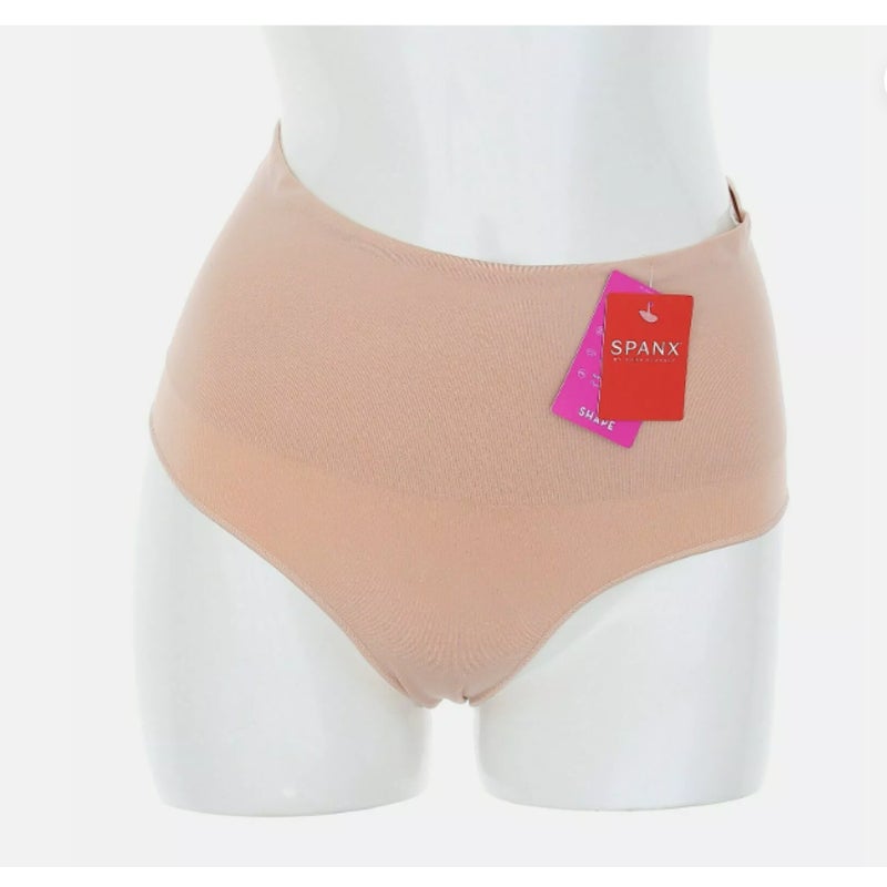 Spanx Women's Oncore High Waisted Soft Brief Rosy Pink Large SS0715