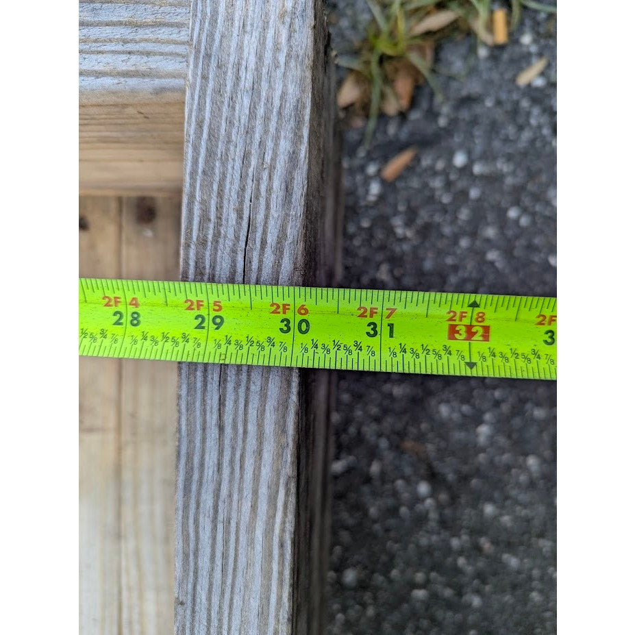 Secondhand Sandies: Wood low profile planter box