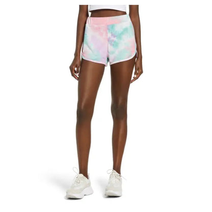 ROW A NWT Tie Dye Shorts In Pink Purple Tie Dye Size SMALL casual soft light NEW