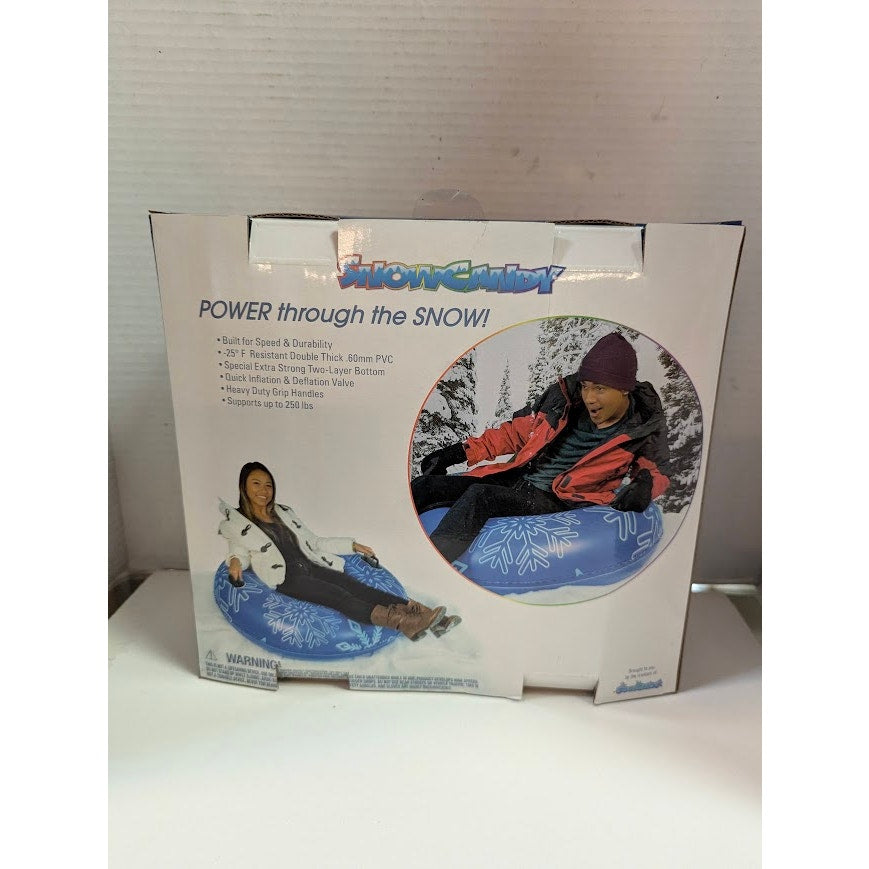 NEW SnowCandy 48" Heavy Duty Pro Series Deluxe Snow Tube Blue PVC