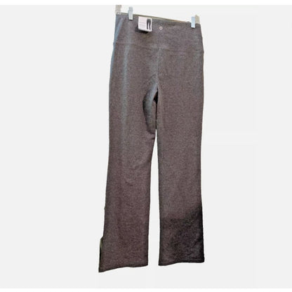 RBX Activewear Charcoal Gray Legging /Pants Tummy Control Medium Flare Bootcut