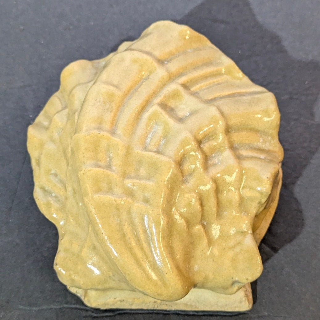 Antique Rookwood Faience Architectural Relief Tile #9602 SR Scallop Shell Cream