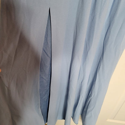 Dress the Population Size XXL Blue Maxi Long Dress formal Sleeveless Slit