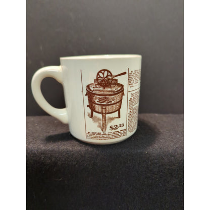 Sears Roebuck and Co Catalog Mug Cream Brown 1906 Advertising Americana