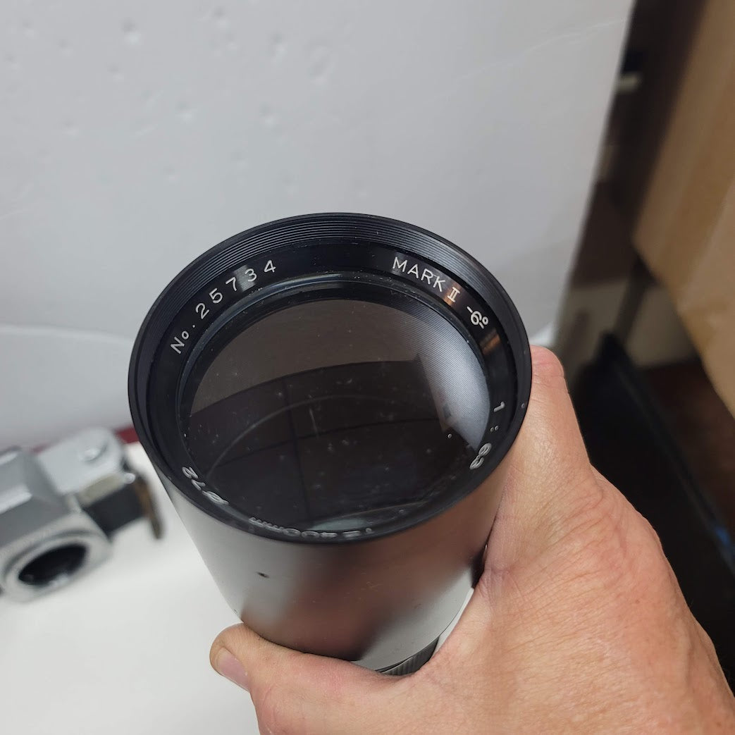MARK II No. 25734 telephoto lens Vintage 1:63 f=400mm fits