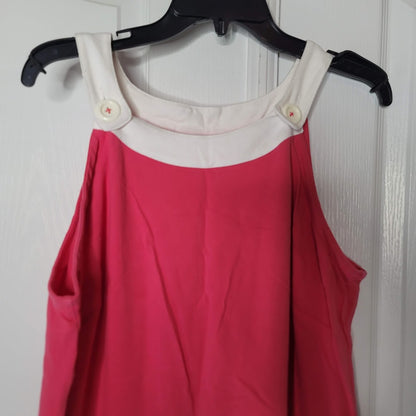 Lilly Pulitzer Jacqueline Shift White Coral Critter Crab Dress Halter XL