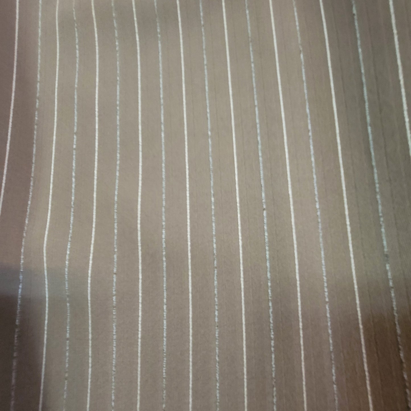 Harvé Benard Vintage Brown Pinstripe Pencil Maxi Skirt Side Slit Petite Small