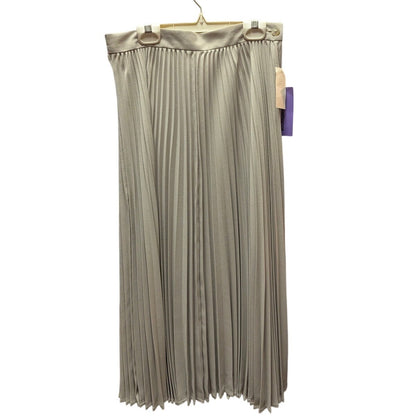 Vintage Liz Claiborne Gray Pleated Midi Skirt 8 Petite Quiet Luxury 90s Vintage