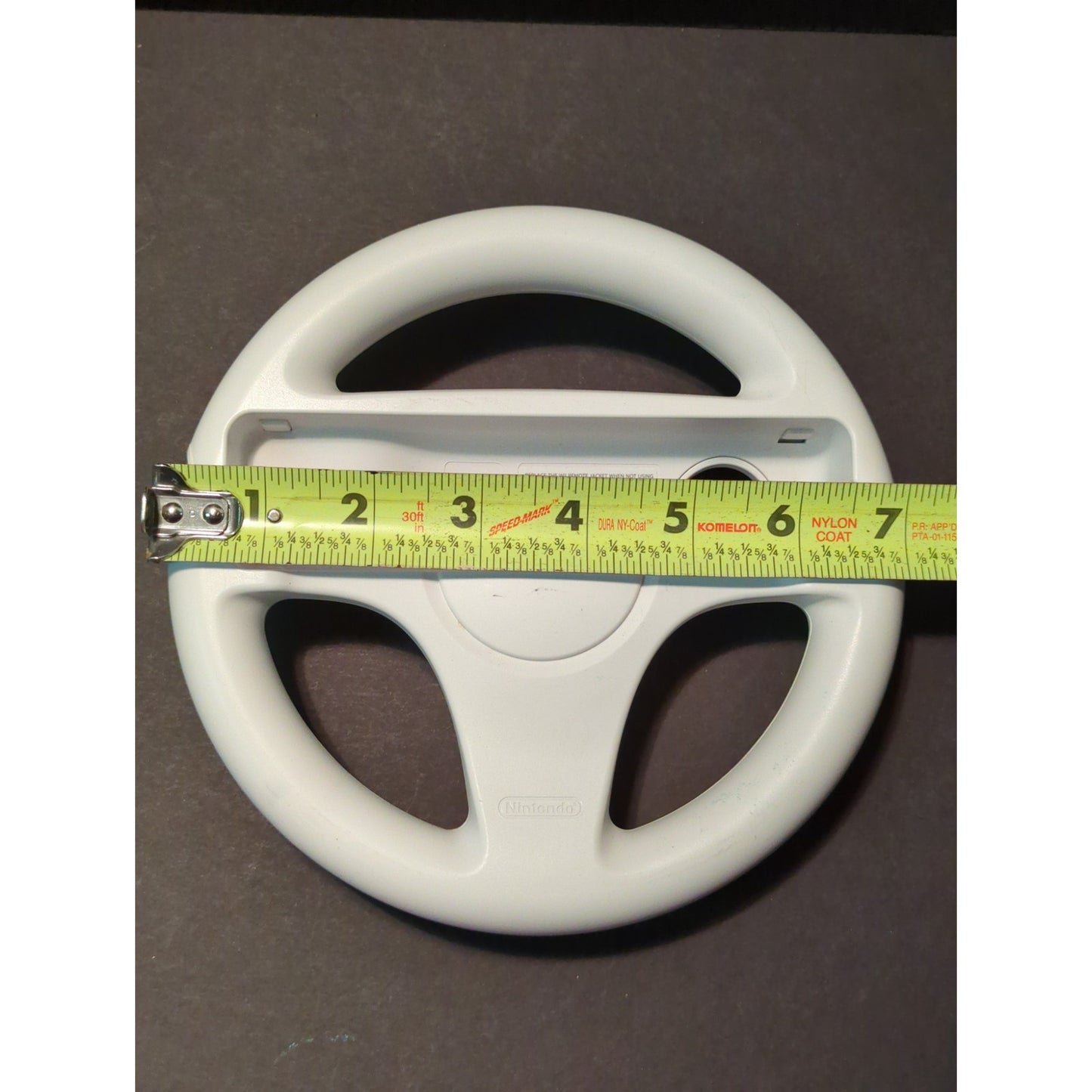 Wii Video Nintendo white steering wheel for racing games console Mario Kart