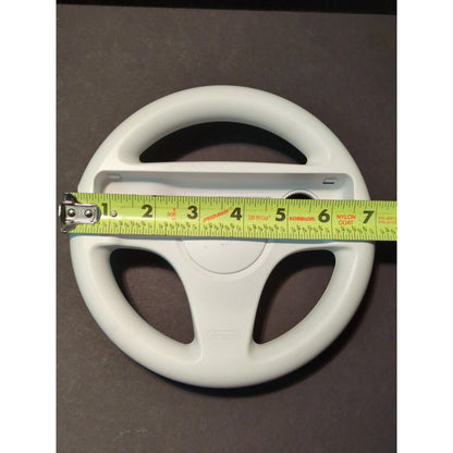 Wii Video Nintendo white steering wheel for racing games console Mario Kart
