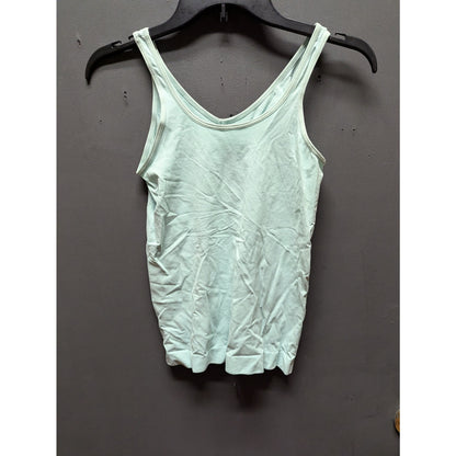 Halogen NWT Green Tank Top Medium Layer VNeck Sleeveless Casual Summer Stretch