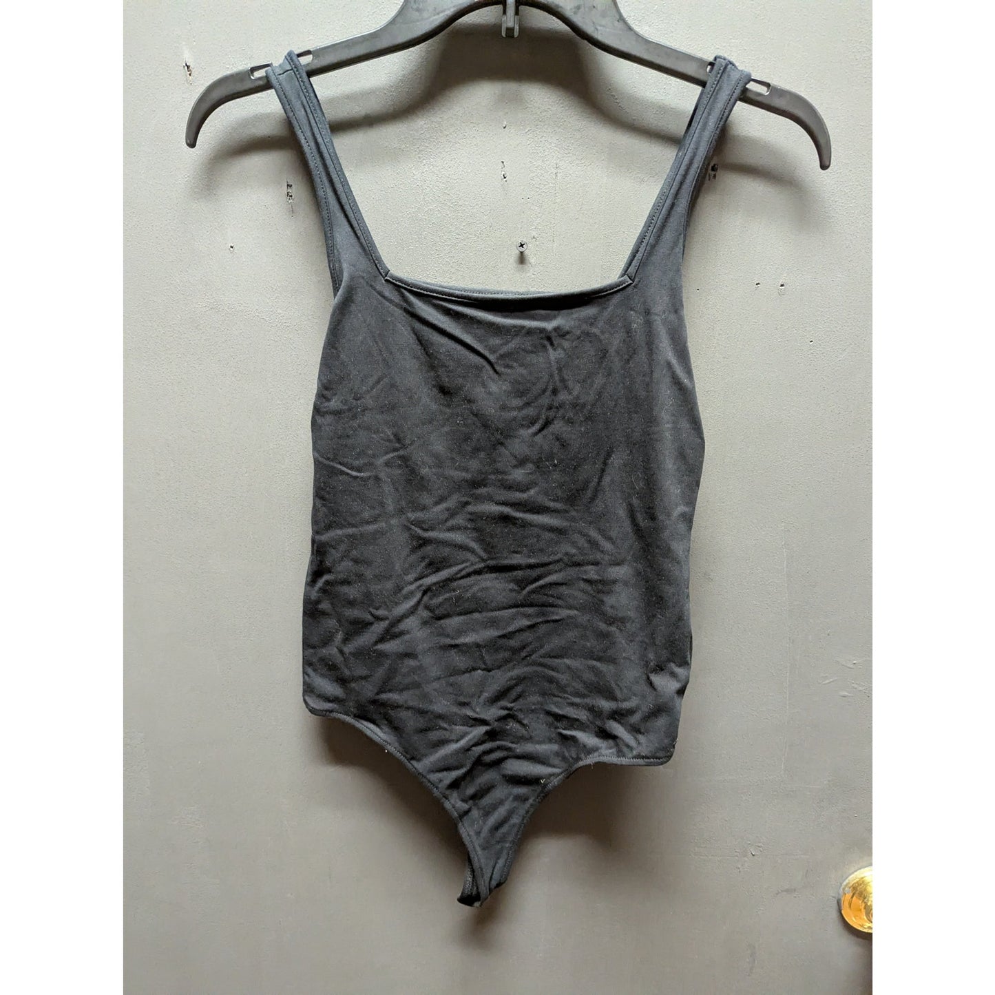 BP. NWT Black Sleeveless Bodysuit Small Layering Sleeveless Straight Neckline