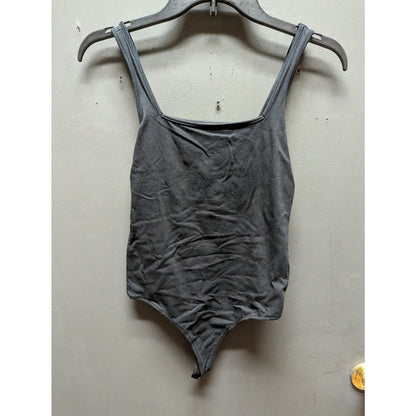 BP. NWT Black Sleeveless Bodysuit Small Layering Sleeveless Straight Neckline