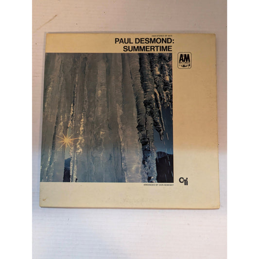 Vintage Paul Desmond Summertime A&M CTI SP 3015 Gatefold Stereo Vinyl LP