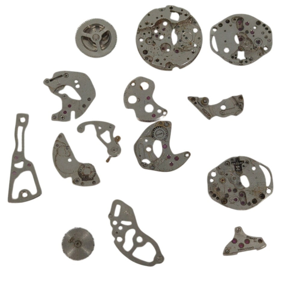Steampunk Watch Gears Parts Crafting Silvertone Jewelry