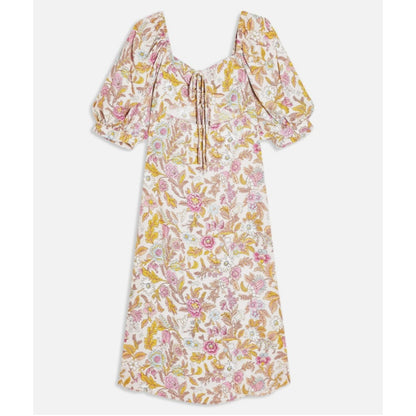 NEW TOPSHOP Topshop Floral Cutout Midi Dress Size 2 Extra Small