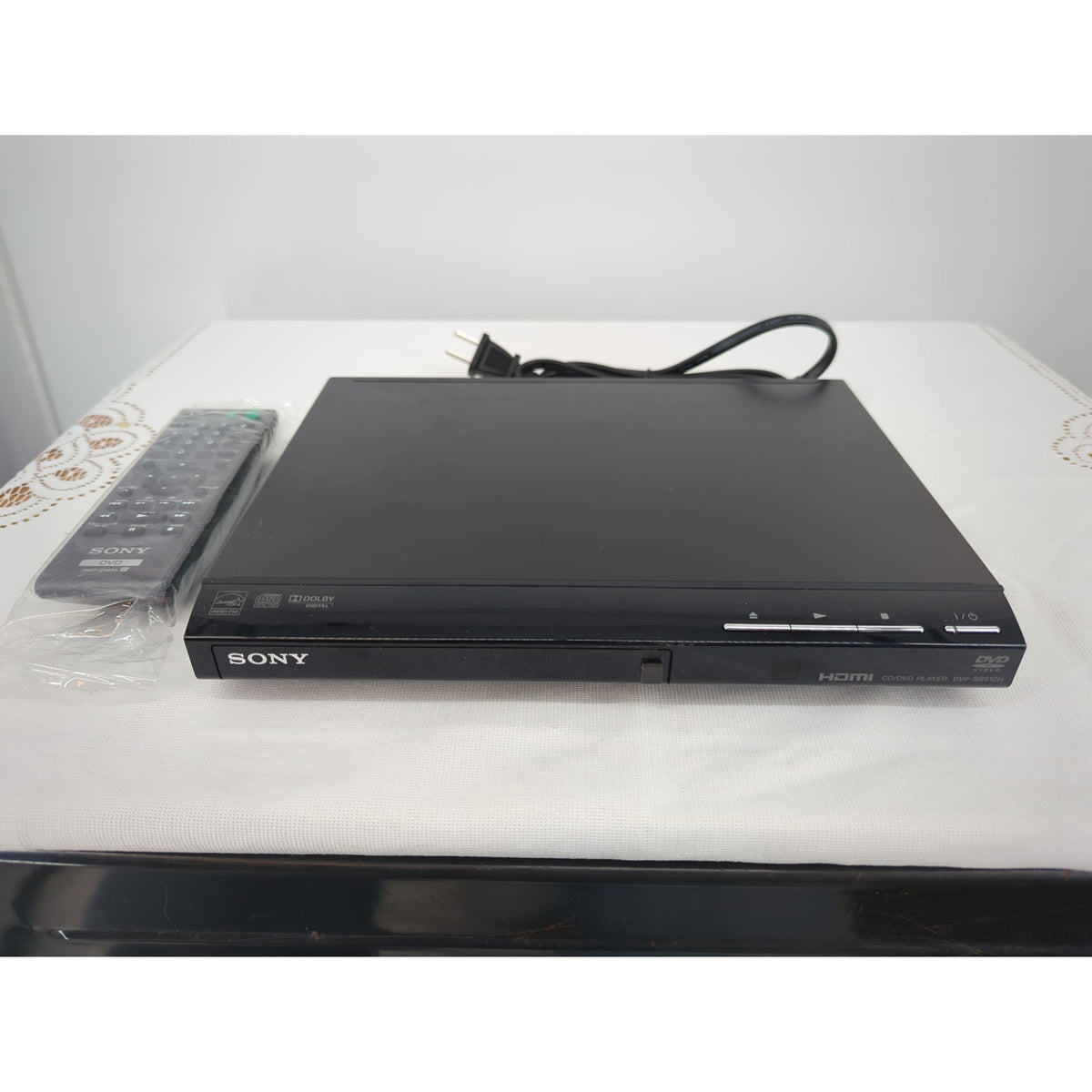 Sony HDMI DVD CD Player Dvp-SR510H Upscaling 1080p Compact Audio Video Remote