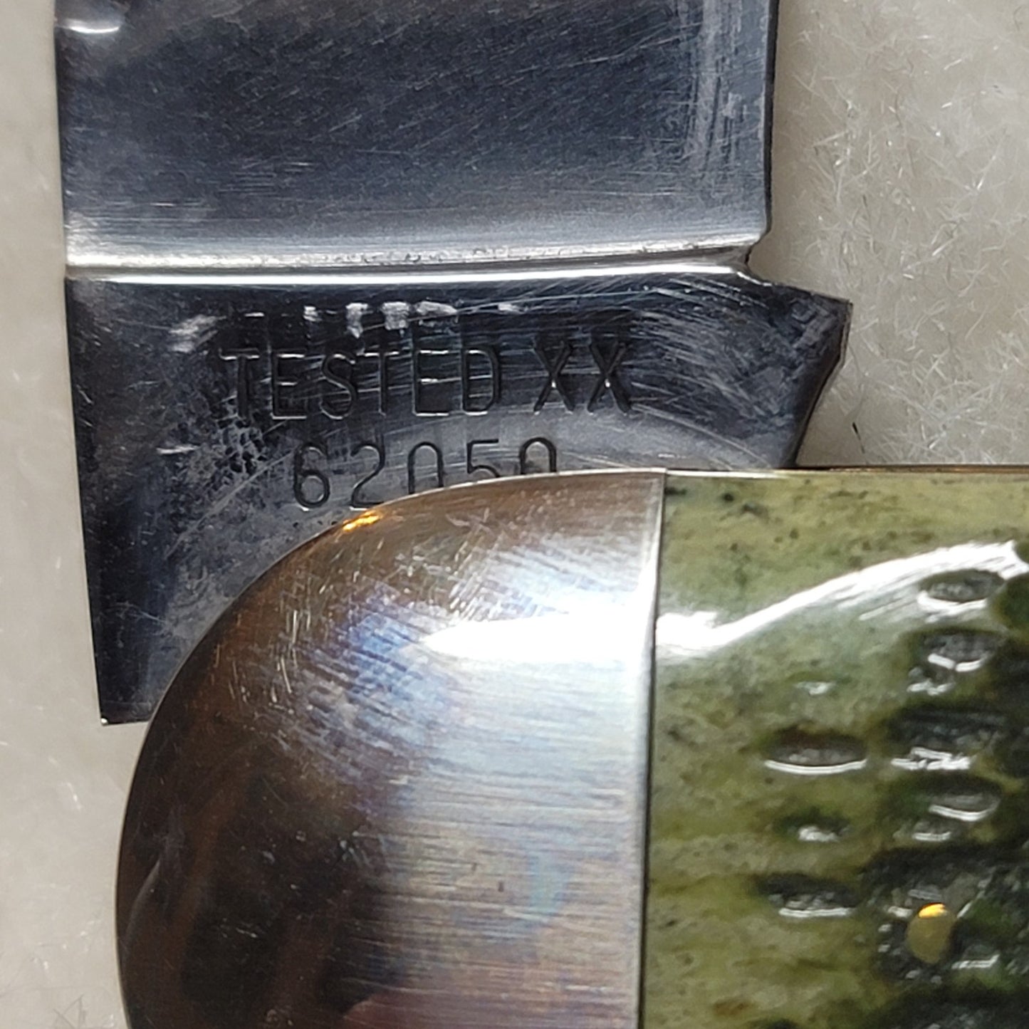 Case Tested XX 62050 Pocket KNIFE Green Bone Scale Sunfish Elephant Toenail