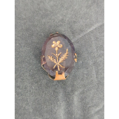 LOT LL of 10 Antique Vintage Victorian Brass Mixed Materials Buttons ESTATE FIND