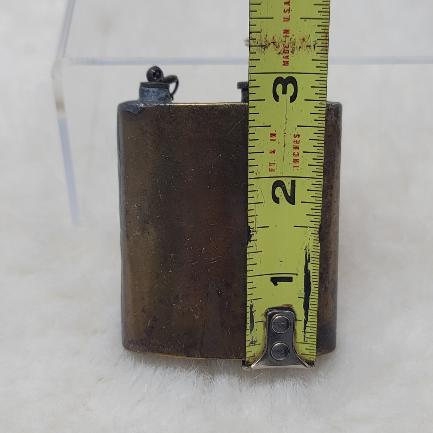 Vintage Brass Wick Table Lighter Antique Military Trench Art Steampunk Gothic