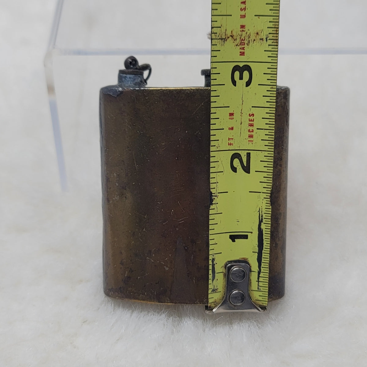 Vintage Brass Wick Table Lighter Antique Military Trench Art Steampunk Gothic