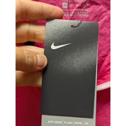 Nike Running 1/2 zip Pink CU3254-607 Extra Small XS Front Pouch Carry All Light