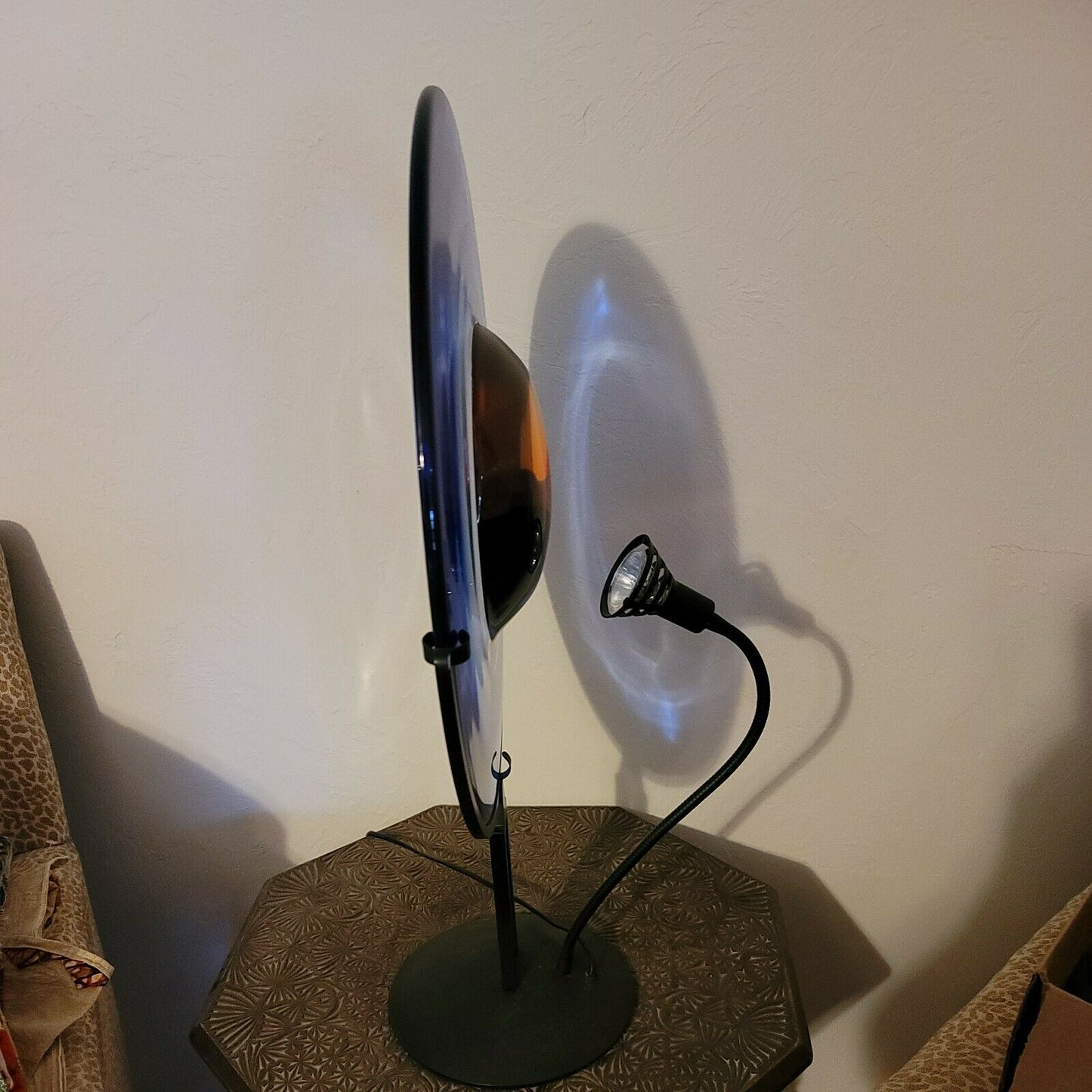 Oggetti Sunset Disc Light Murano Italy Art Glass MCM Table Raffaeli Cammozzo