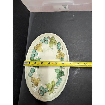 RETIRED Vineyard by Metlox Poppytrail Vernon 9" x 7" Oval serving plate platter