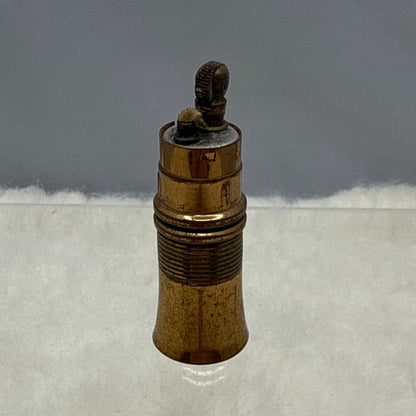 Vintage EMBRUJO MYRURGIA Brass Lipstick Lighter Two Inch Gold MCM Glamour