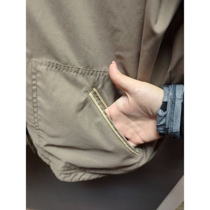Outbrook Woman Tan Full Zip Jacket Fleece Lined Gorpcore Minimalist Size 1X