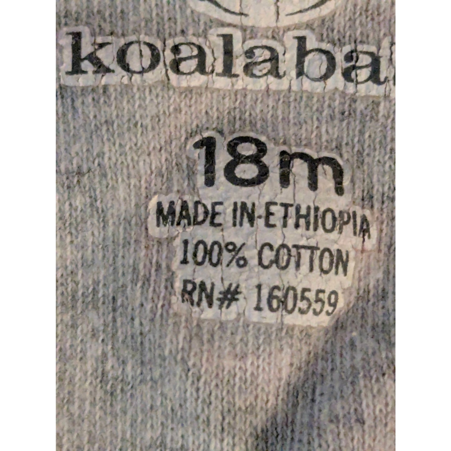 Koala Baby Baby Girls Gray Red Ladybug Fleece Footed Sleeper Size 18 Months