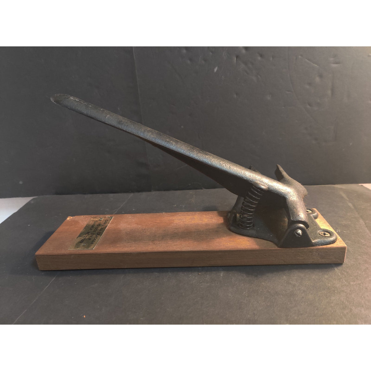 Vintage Carolina Cracker Heavy Duty Cast Iron Wood Nutcracker Farmhouse Rustic