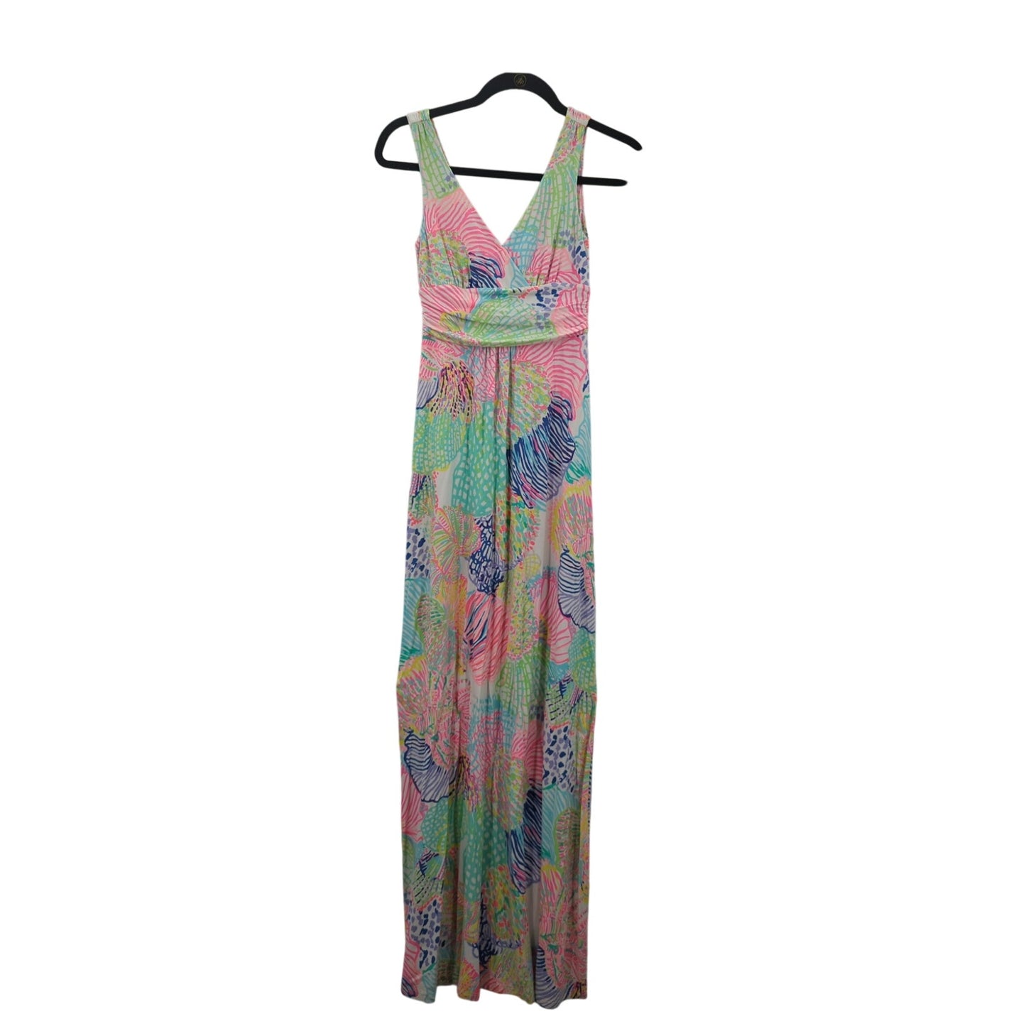 Lilly Puliter Size XS Sloane Maxi Dress Roar of the Seas Sleeveless Resort Wear