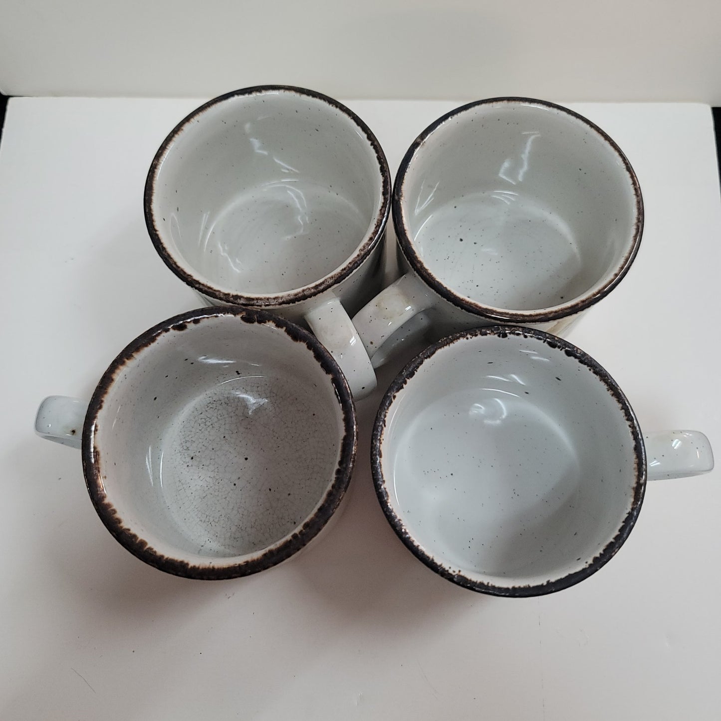 Rangoon Stonehenge Midwinter MCM service for FOUR plate bowl saucer cup bread