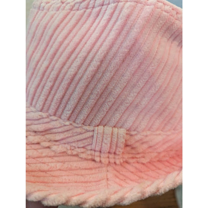 Something Special NEW Pink Ribbed Corduroy Fedora Hat Womens One Size