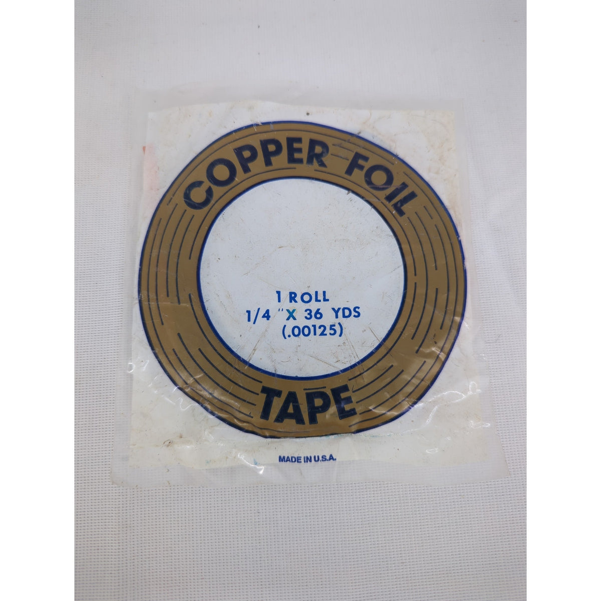 1/4 EDCO Copper Foil for Stained Glass - 1.25 mil