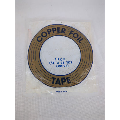 1/4 EDCO Copper Foil for Stained Glass - 1.25 mil