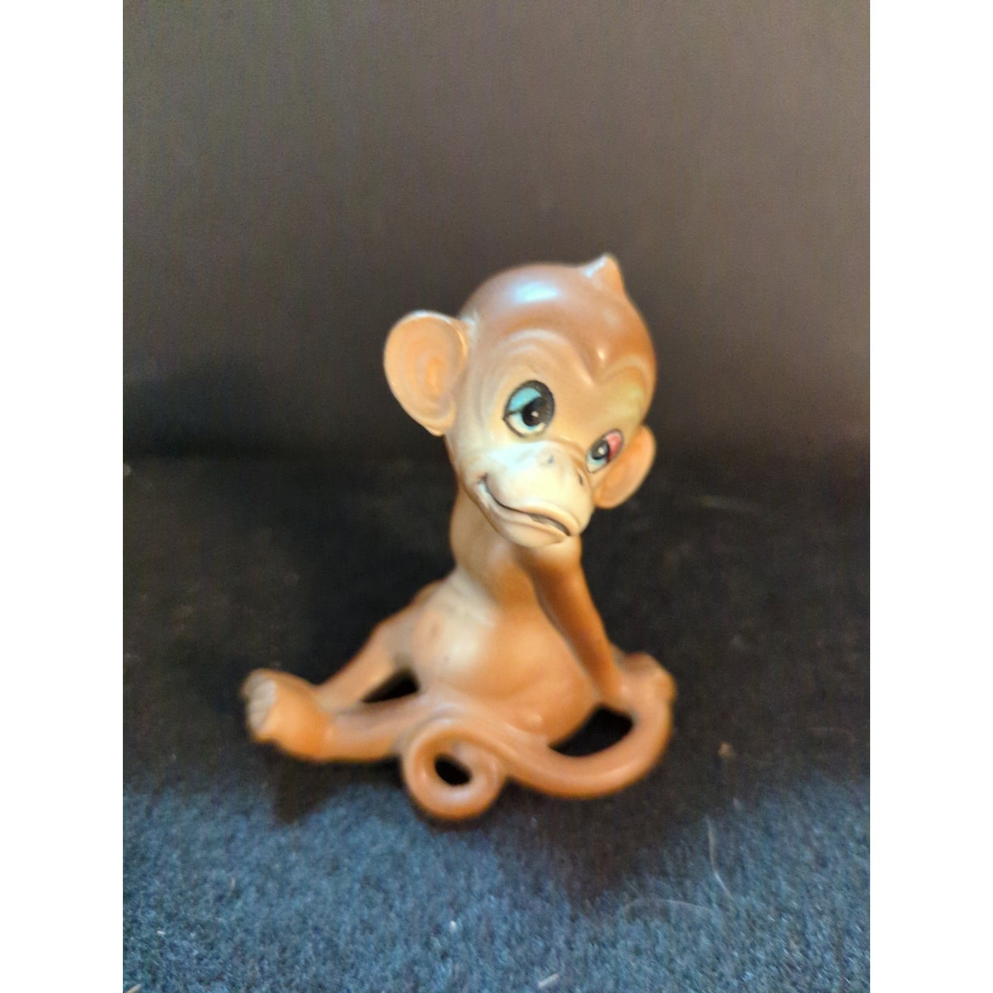 Vintage Josef Originals Sad Monkey Ceramic Figurine Kitsch Mid-Century Pottery