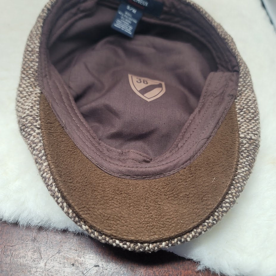 Cremieux Brown Tweed Small Medium Paperboy Newsboy Gatsby Cabbie Scally Cap